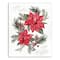 All is Calm Poinsettia 16" x 20" Canvas Wall Art